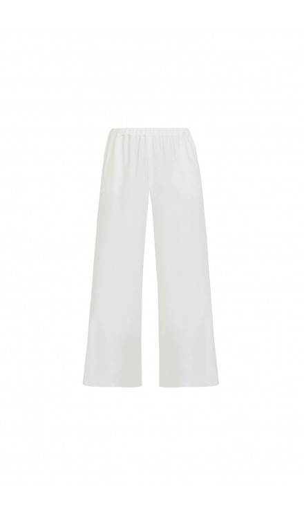 High Waist Silk Pants