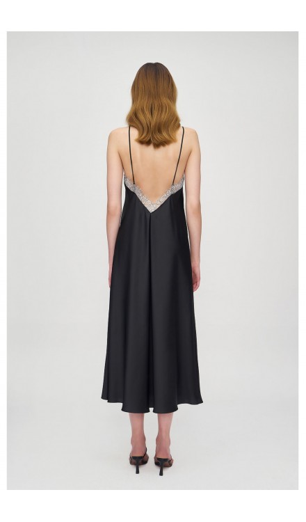 Lace Detailed Midi Dress 