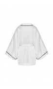 Kimono-Style Mini Silk Top
