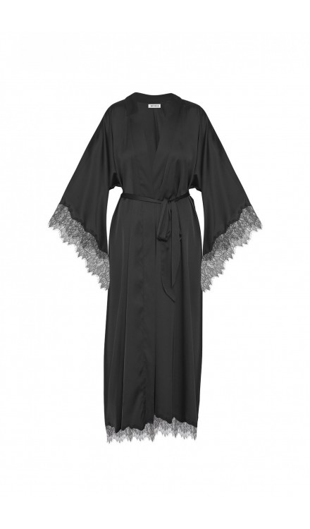 Lace Detailed Maxi Robe 