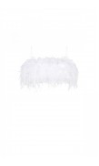 Ostrich Feather Bustier