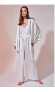 High Waist Silk Pants