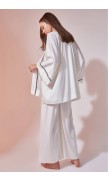 High Waist Silk Pants