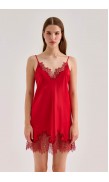 Lace Detailed Mini Cami Dress 