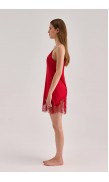 Lace Detailed Mini Cami Dress 