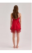 Lace Detailed Mini Cami Dress 