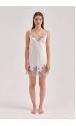 Lace Detailed Mini Cami Dress 