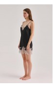 Lace Detailed Mini Cami Dress 