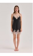 Lace Detailed Mini Cami Dress 