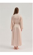 Silk Maxi Collar Robe 