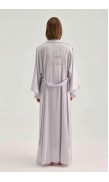 Silk Maxi Collar Robe 