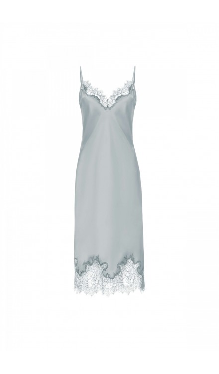 Lace Detailed Midi Cami Dress