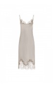 Lace Detailed Midi Cami Dress