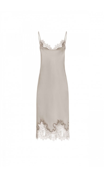 Lace Detailed Midi Cami Dress