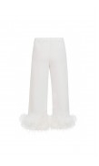 Ostrich Feather Pants
