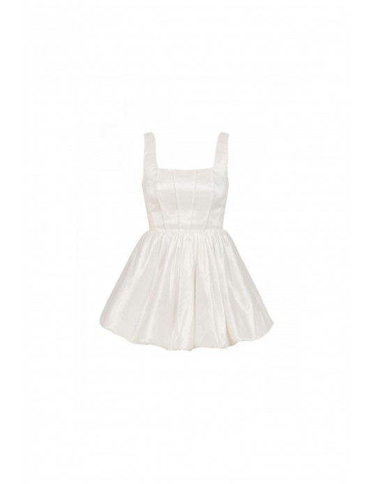 Bubble Hem Mini Dress