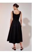 Mid-Length Poplin Dress 