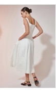 Mid-Length Poplin Dress 
