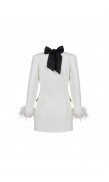 Single-Breasted Fitted Mini Blazer Dress 