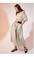 Midi Linen Skirt