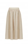 Midi Linen Skirt