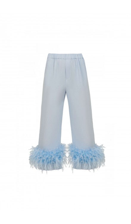 Ostrich Feather Pants