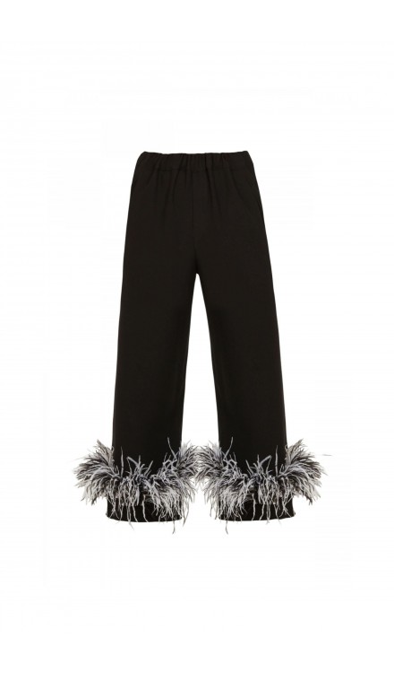 Ostrich Feather Pants